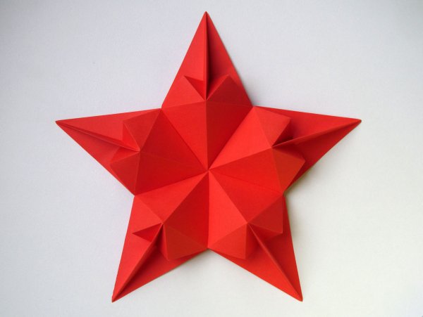 Макет объемной звезды