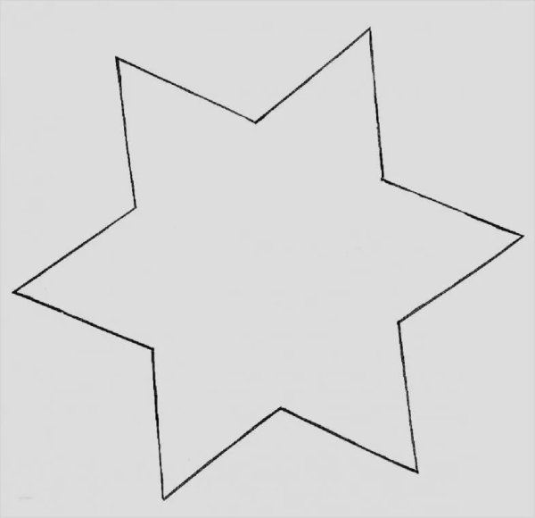 Объемная пятиконечная звезда