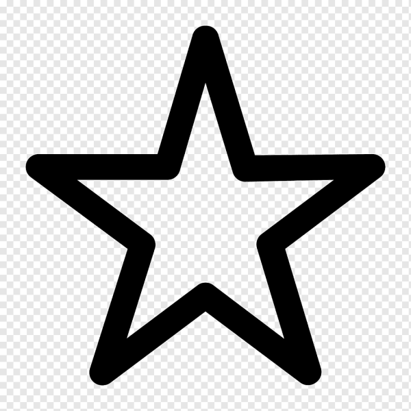 Звезда контур