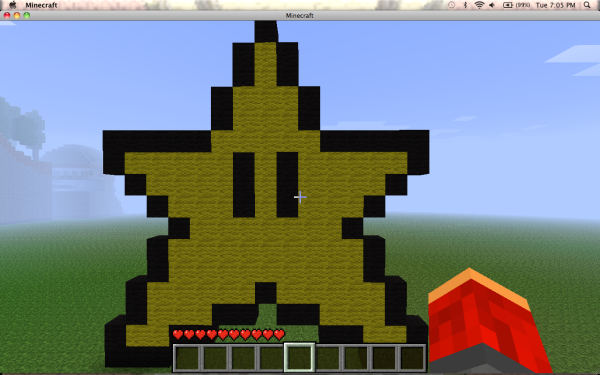 Морская звезда в МАЙНКРАФТЕ