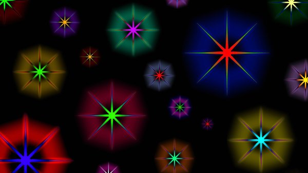 Звездочки цветные