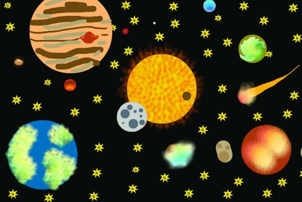 Космос рисунок