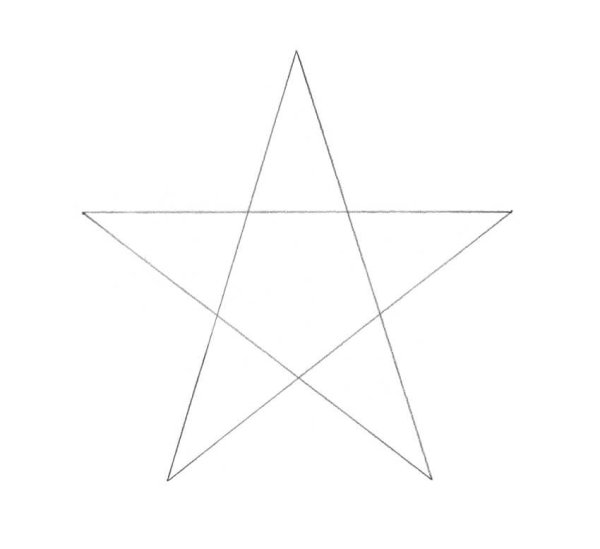 Рисунок звезда пятиконечная