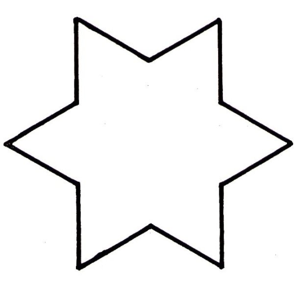 Звезда DXF пятиконечная