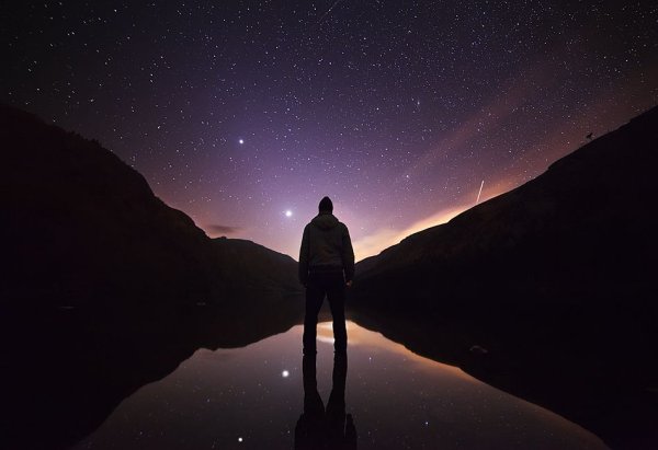 Горы звезды человек