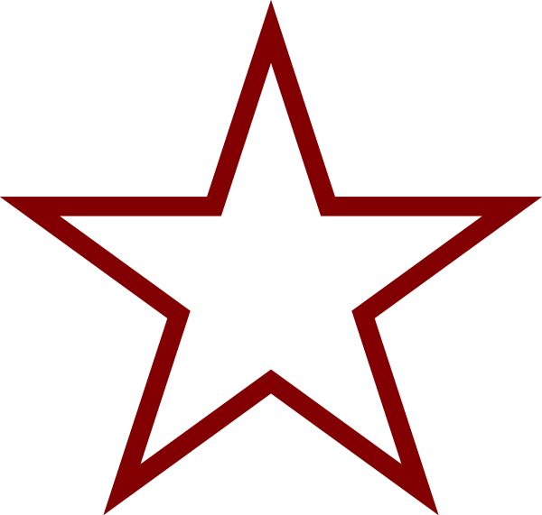 Эскиз объемной звезды на новый год