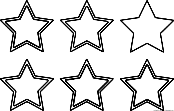 Звезда героя советского Союза трафарет