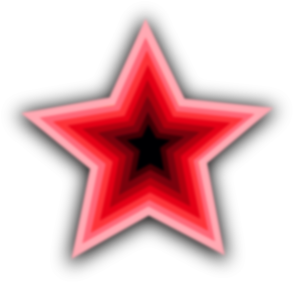 Красная звезда для вырезания