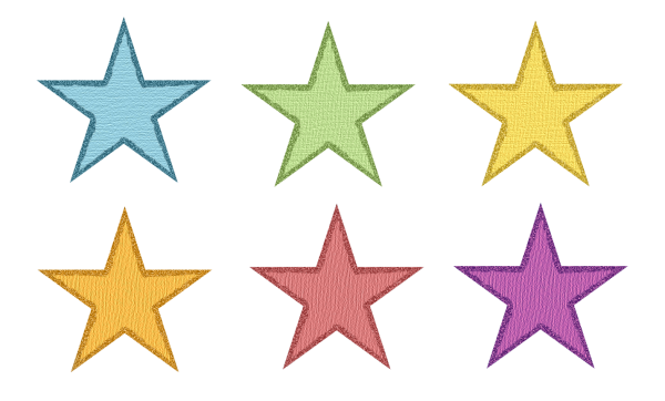Звезды желтые для вырезки