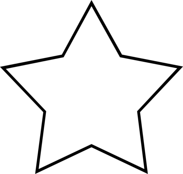 Звёздочки трафареты для вырезания
