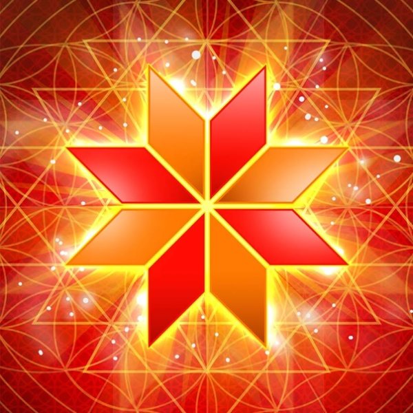 Символ Алатырь восьмиконечная звезда