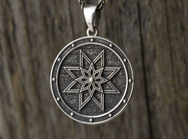 Оберег Алатырь (крест Сварога)