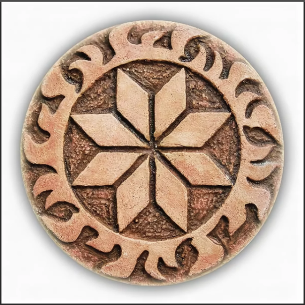 Звезда Алатырь крест Сварога вышивка