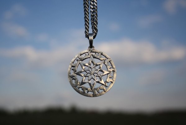 Амулет Славянский звезда Алатырь