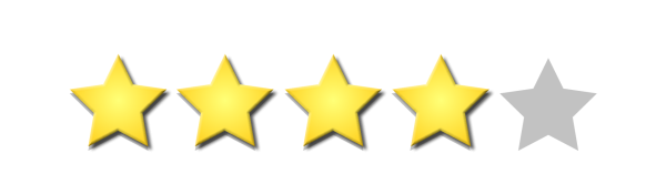 5 Звезд на прозрачном фоне