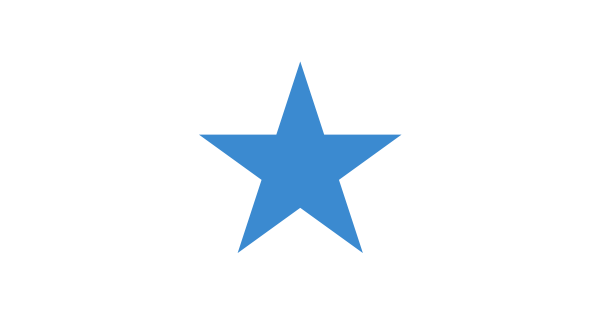 Белая звезда на черном фоне