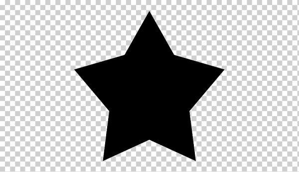 Белая звезда на черном фоне