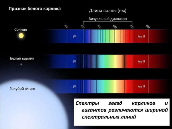 Линии поглощения в спектрах звезд
