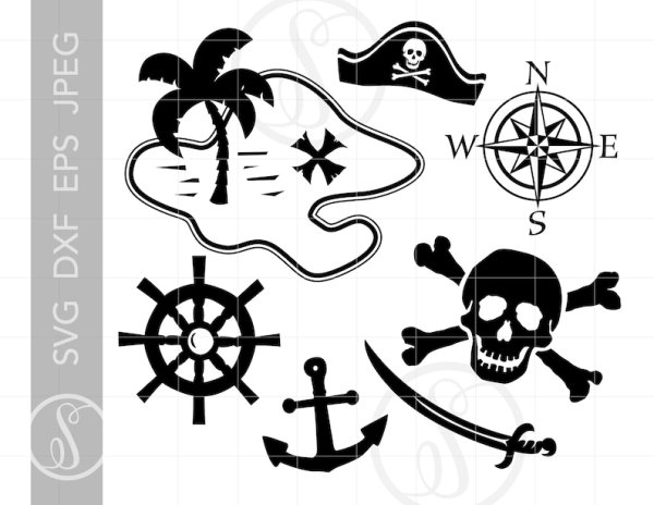 Карта сокровищ Пиратская