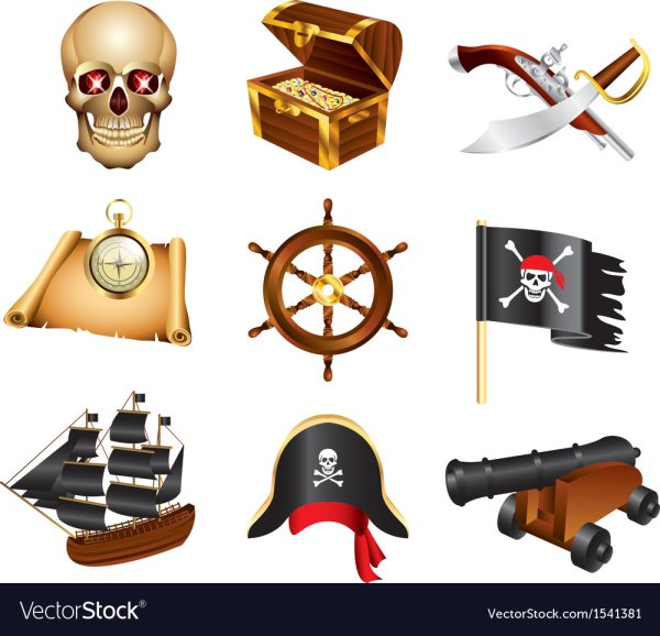 Атрибуты пиратского корабля