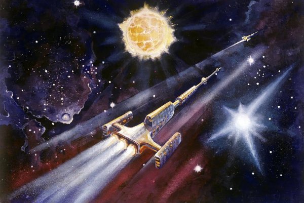 Алексей Леонов художник космический корабль