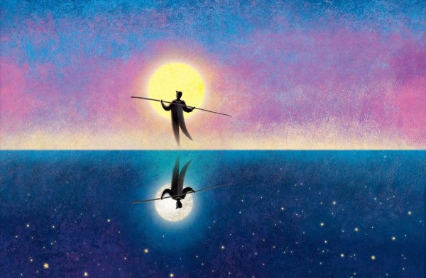 Полет иллюстрация