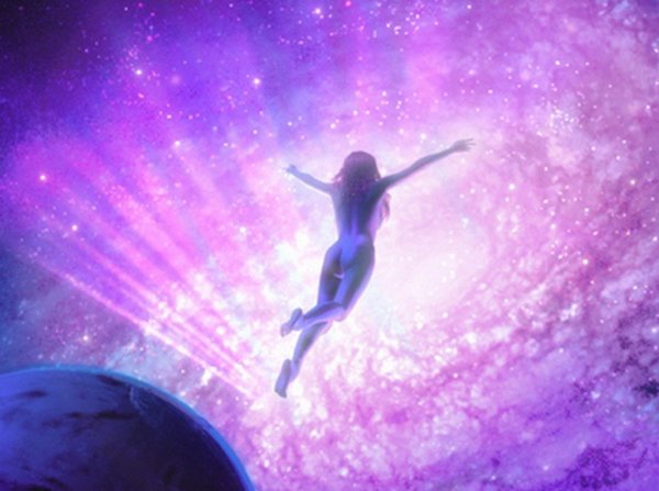 Полет души в космос