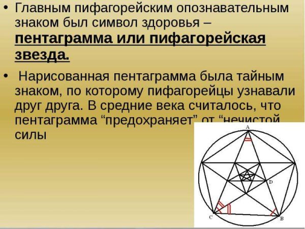 Пятиконечная звезда Пифагора