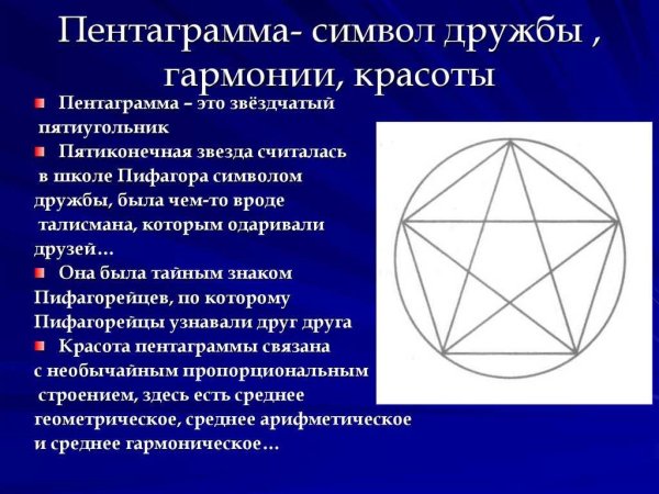 Пентаграмма Пифагора