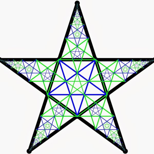 Пятиконечная звезда золотое сечение