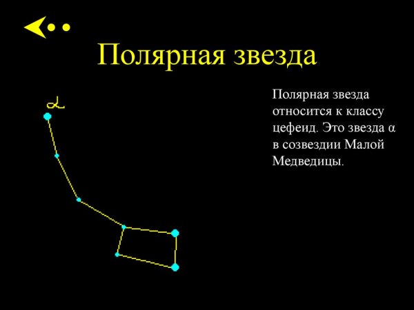 Созвездие малой медведицы 2 класс