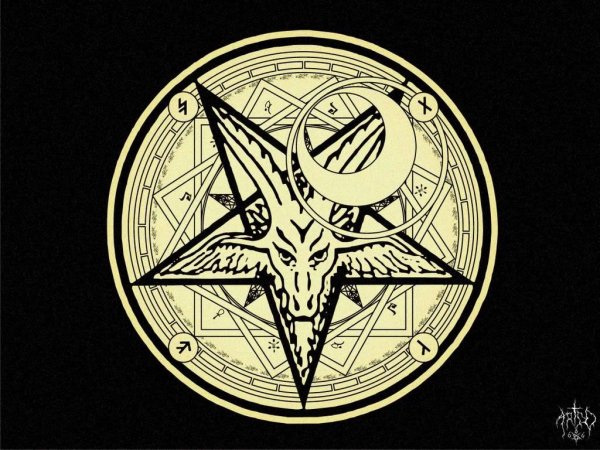 Символ церкви сатаны Бафомет