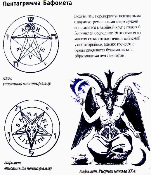 Знак сатаны Бафомета