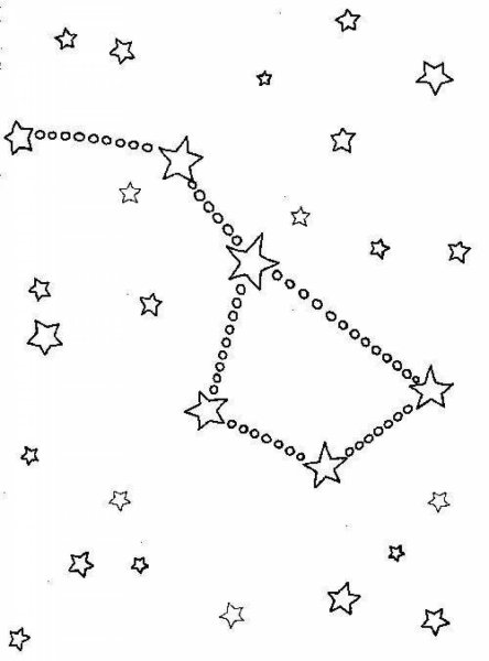 Стрелец Созвездие схема