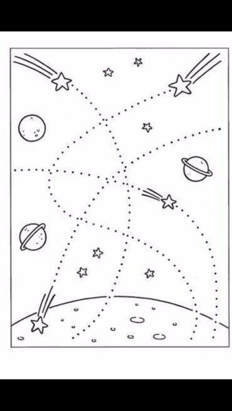 Игра Собери Созвездие по цифрам для дошкольников