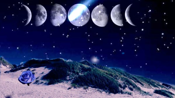 Заставка на рабочий стол Луна