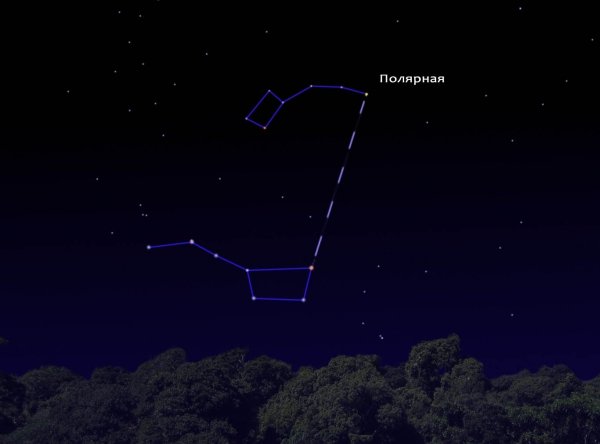 Полярная звезда Альфа малой медведицы
