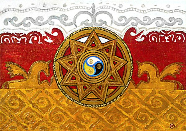 Осетинская символика Аланская звезда