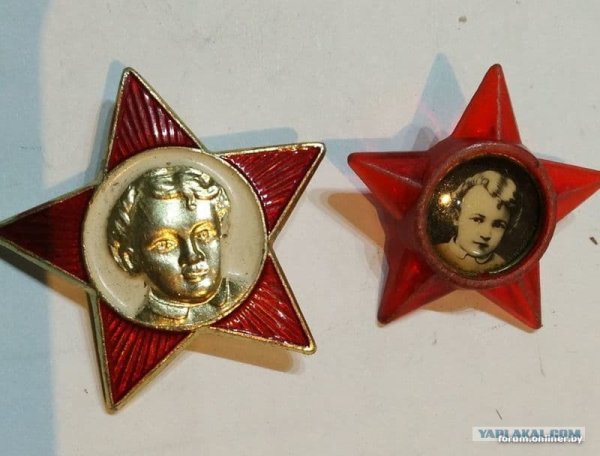 Ленин на октябрятской звездочке