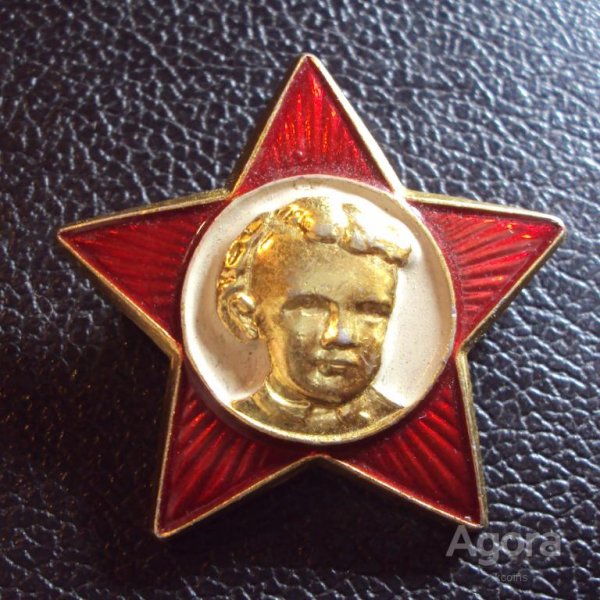 Ленин на значке октябренка