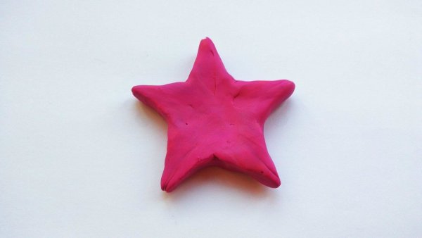 Морская звезда из пластилина
