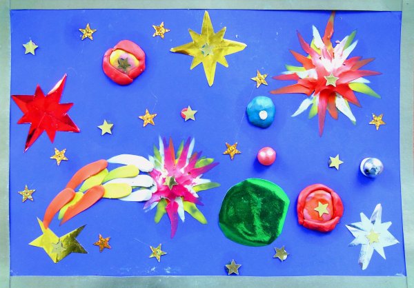 Лепка вечный огонь