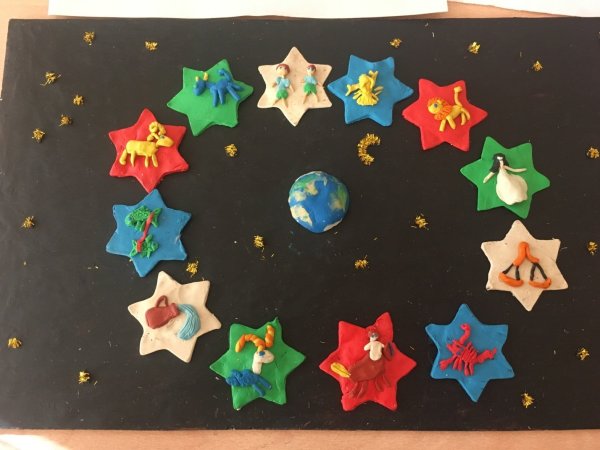 Медуза из пластилина