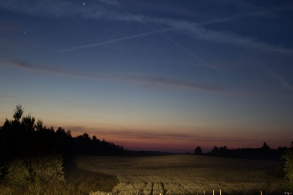 Русское поле ночью