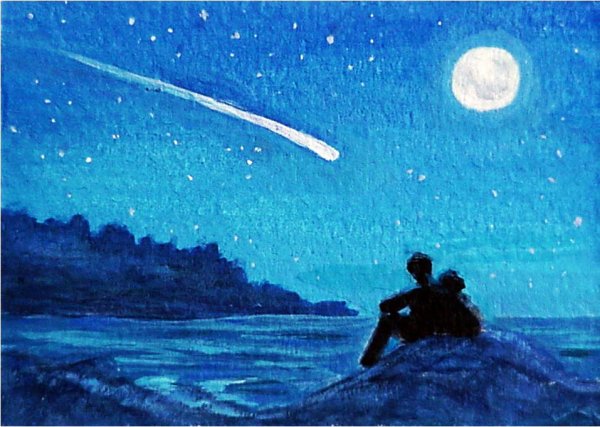 Звездопад живопись