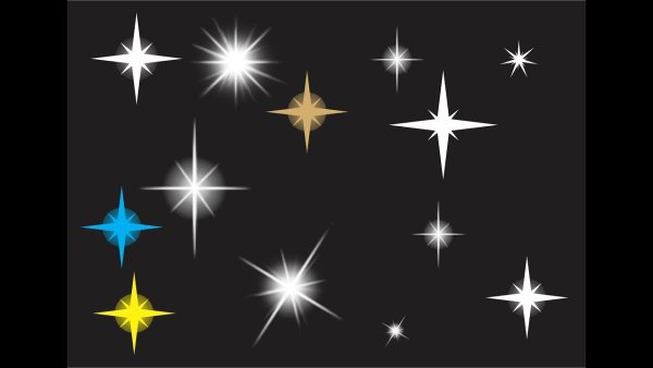 Сияющая звезда вектор