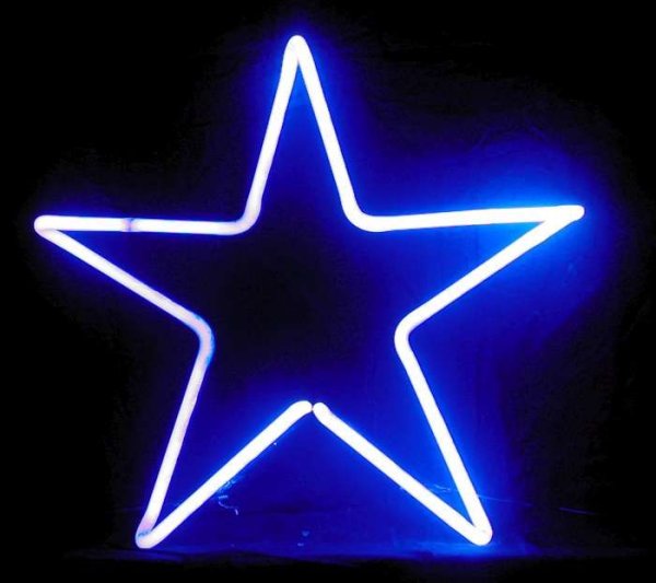 Неоновые звездочки