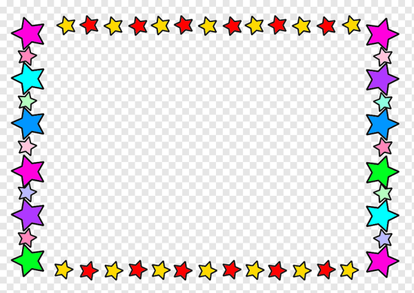 Рамочка звездочки