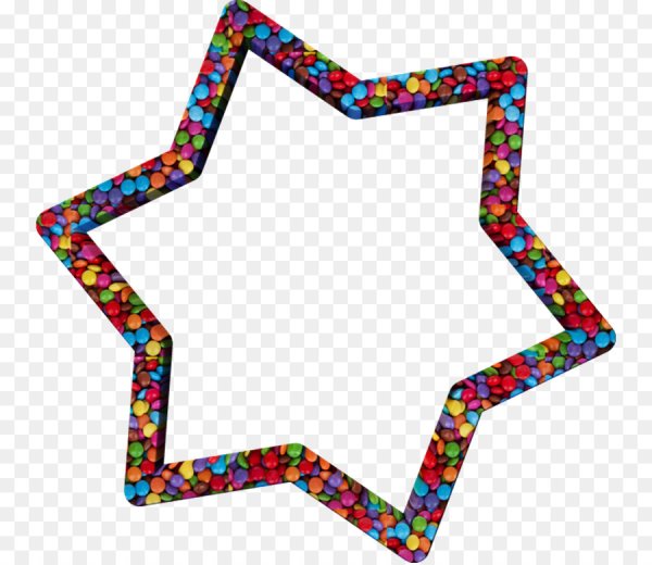 Фоторамка в форме звезды