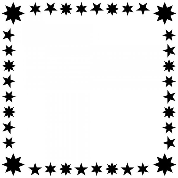 Рамка звездочки